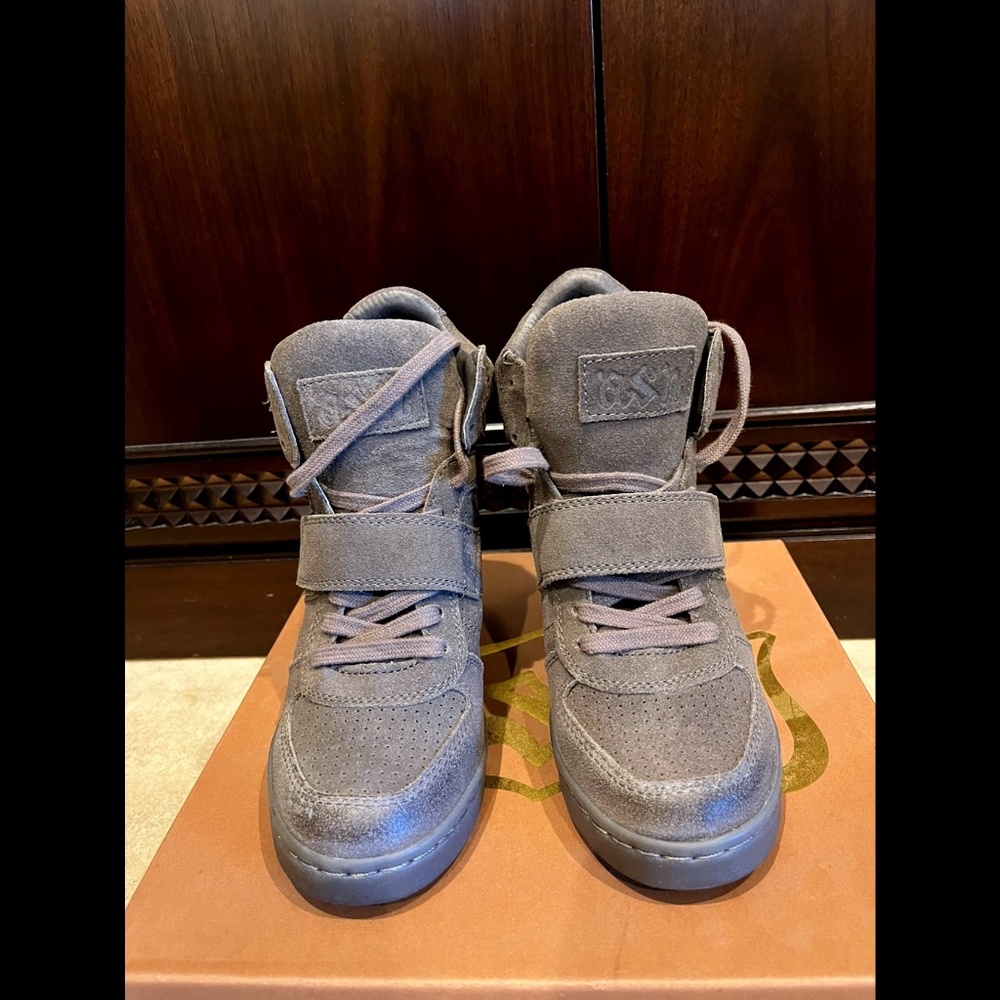 ASH As-Cool Wedge Suede Boots